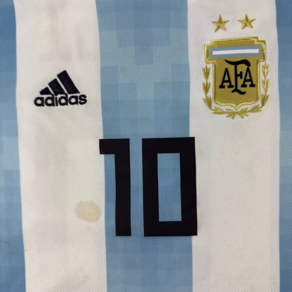 Adidas Argentina National Soccer Team Messi #10 Youth Size S (9-10Y) - Picture 16 of 16